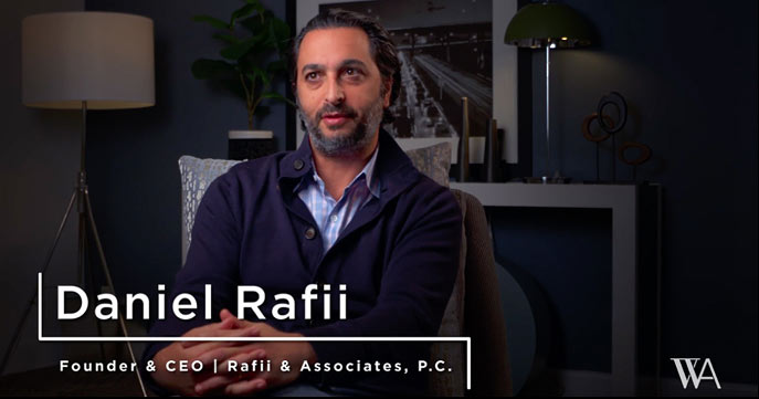 Daniel Testimonial from Rafii & Associates, P.C.